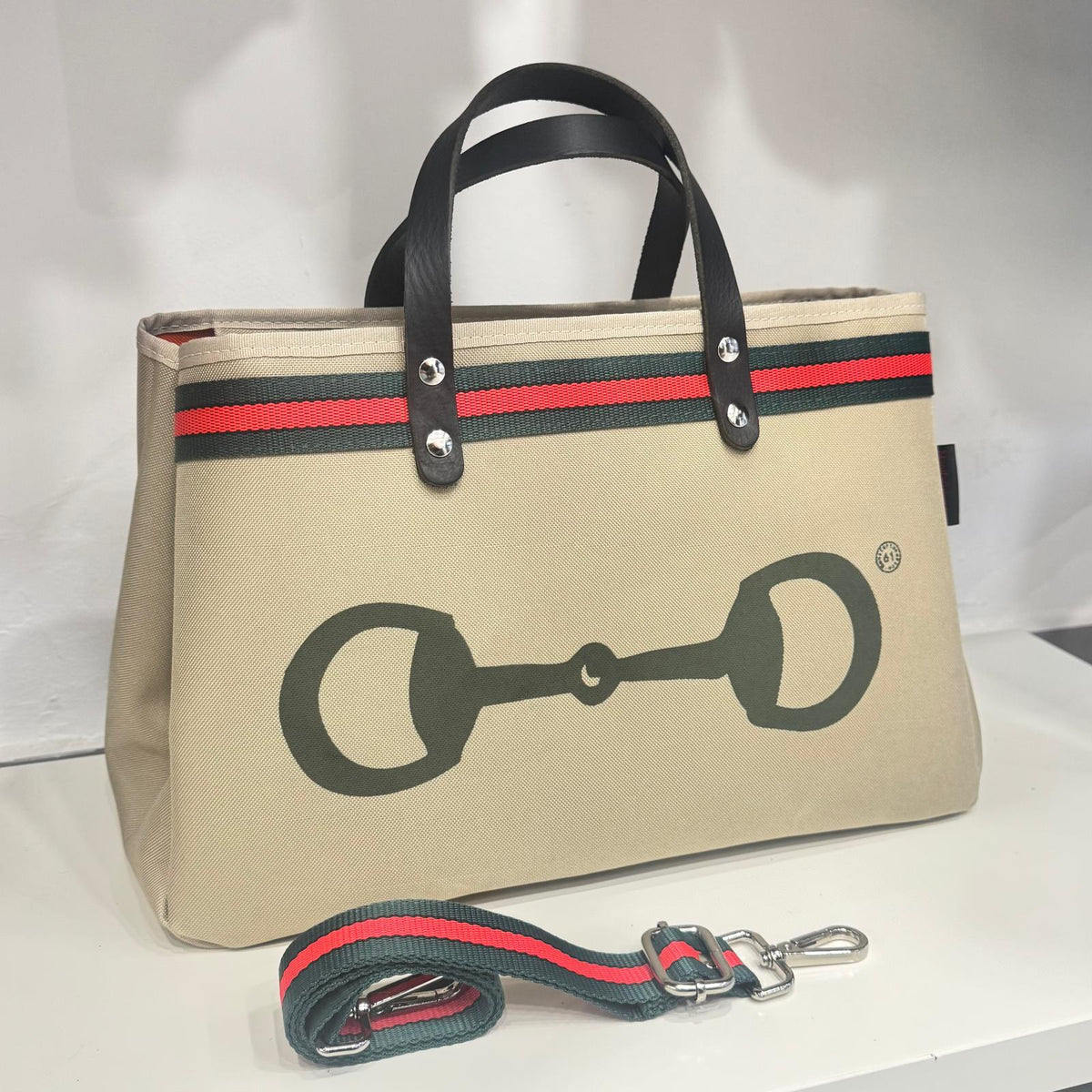 BORSA BAGUETTE STRIPES MANIFATTURE PICO