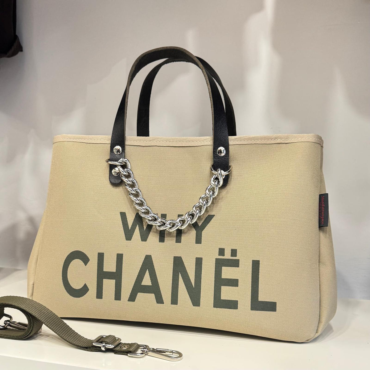 BORSA BAGUETTE CHAIN MANIFATTURE PICO
