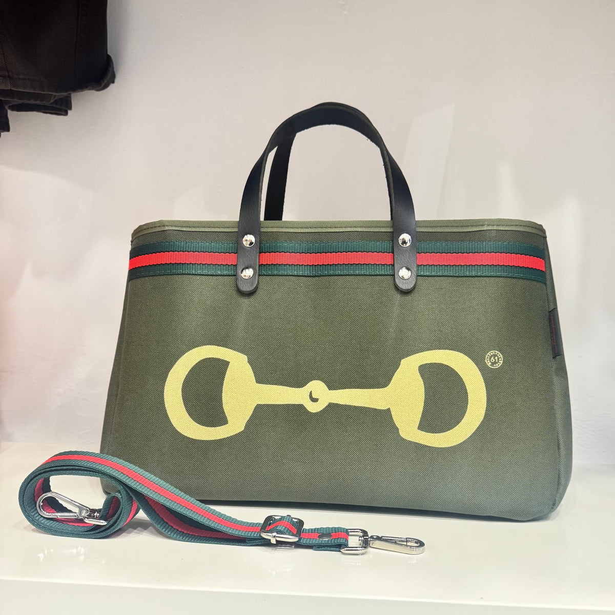 BORSA BAGUETTE STRIPES MANIFATTURE PICO