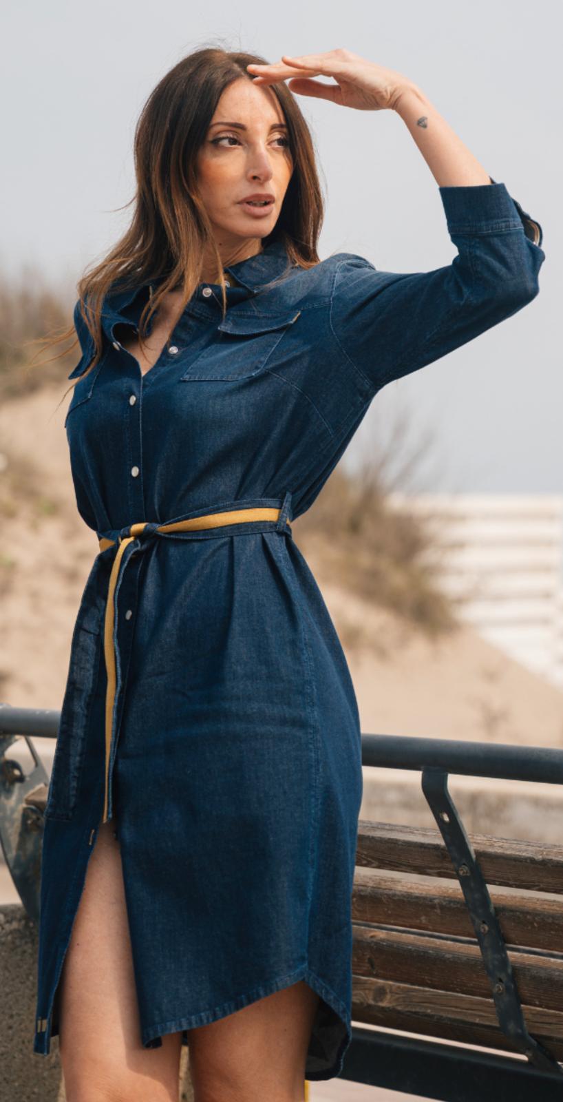 ABITO IN DENIM THREE VVV mod. FRIDA