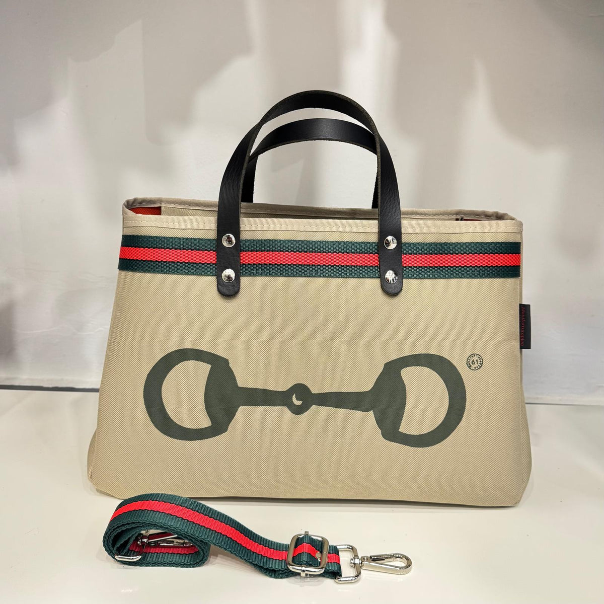 BORSA BAGUETTE STRIPES MANIFATTURE PICO