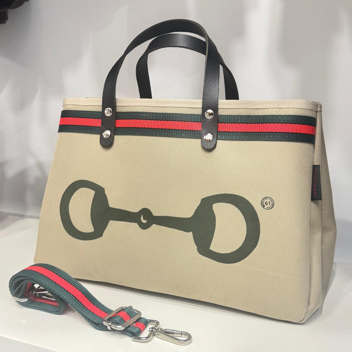 BORSA BAGUETTE STRIPES MANIFATTURE PICO